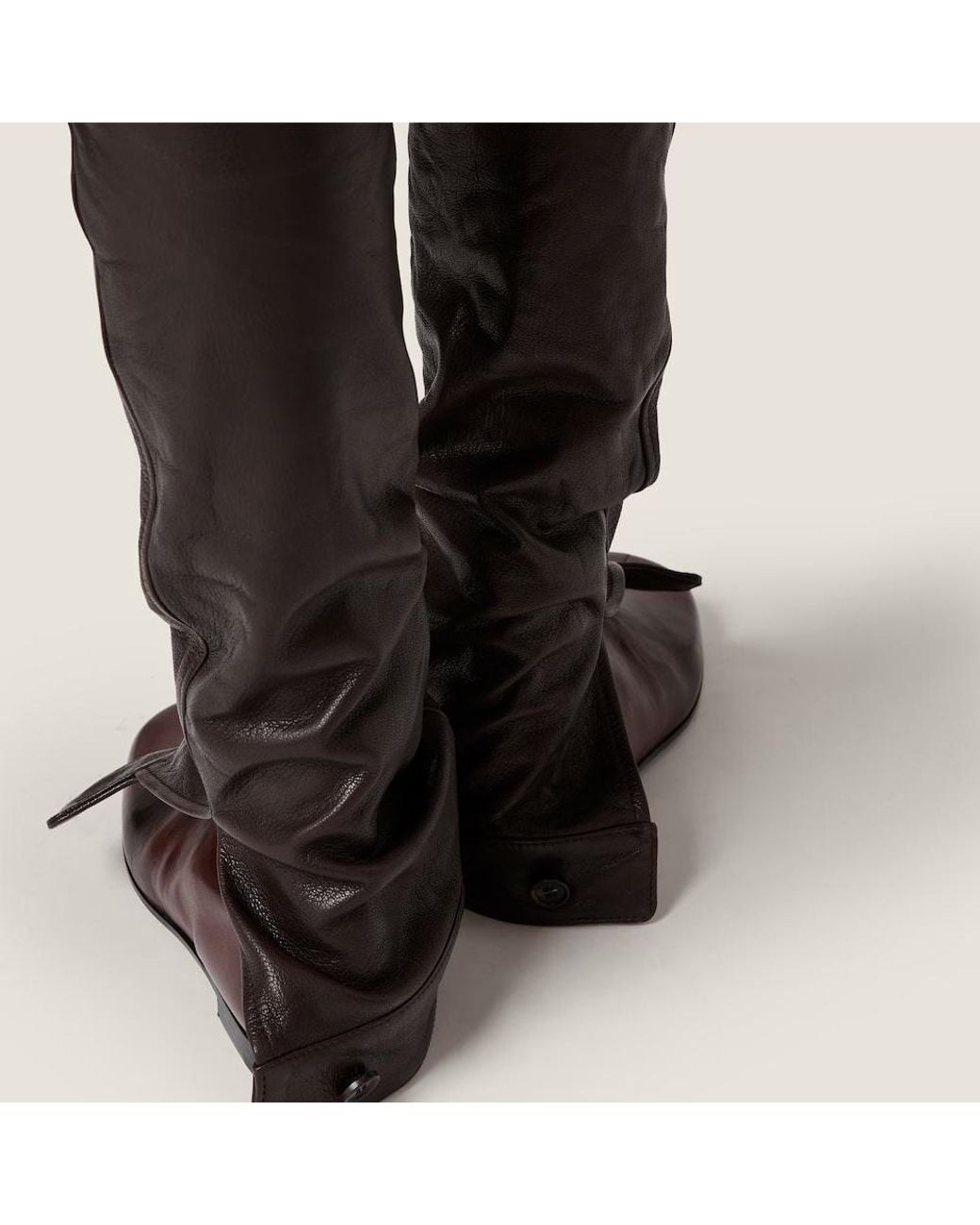 Miu Miu Black Leather Pants