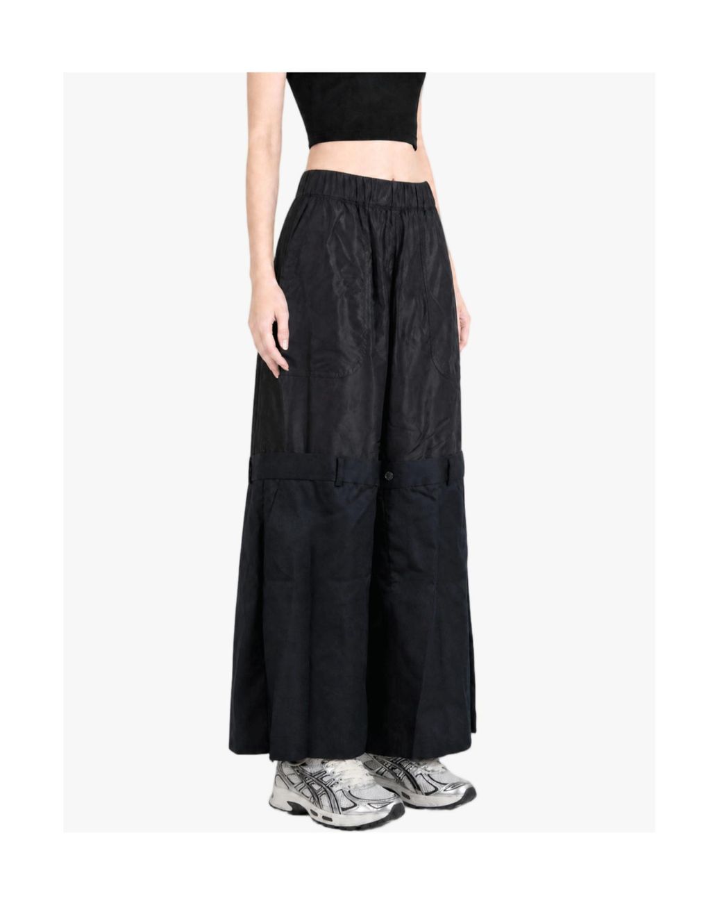 Comme des Garçons Gray Elastic-Waist Casual Trousers