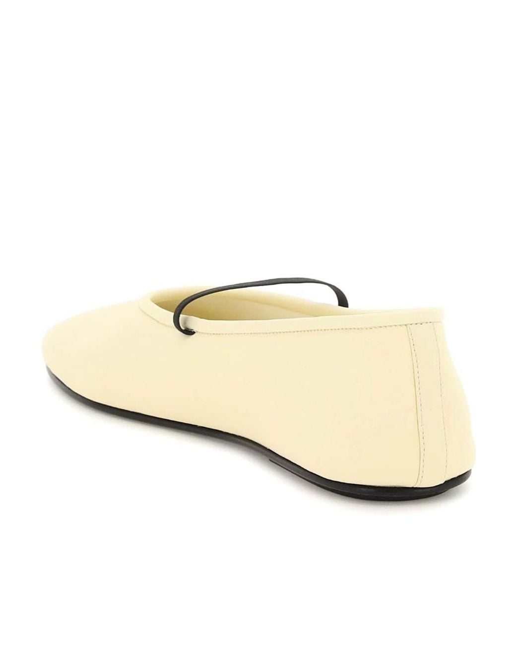 The Row Natural Logo Flats