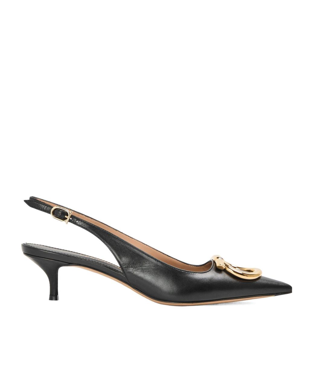 Ferragamo Metallic Sara Slingback