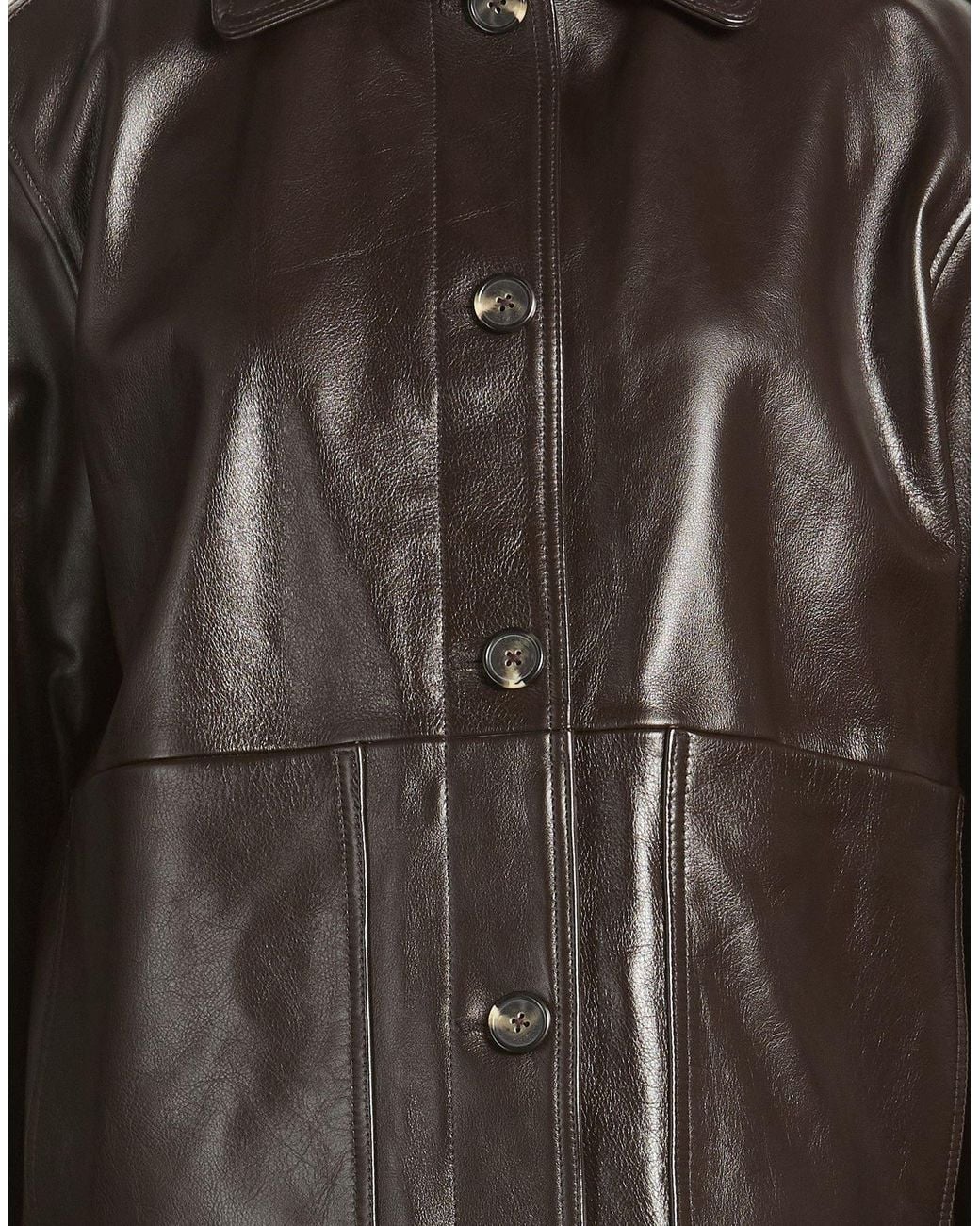 Rag & Bone Brown Simple Leather Jacket