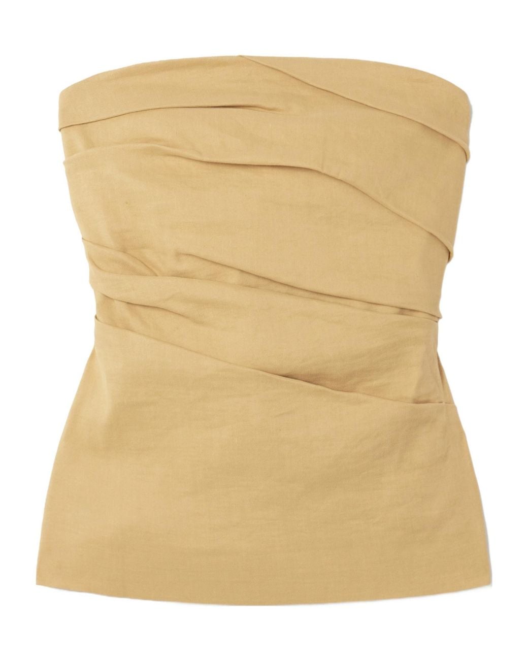 TOVE Natural Off-Shoulder Top