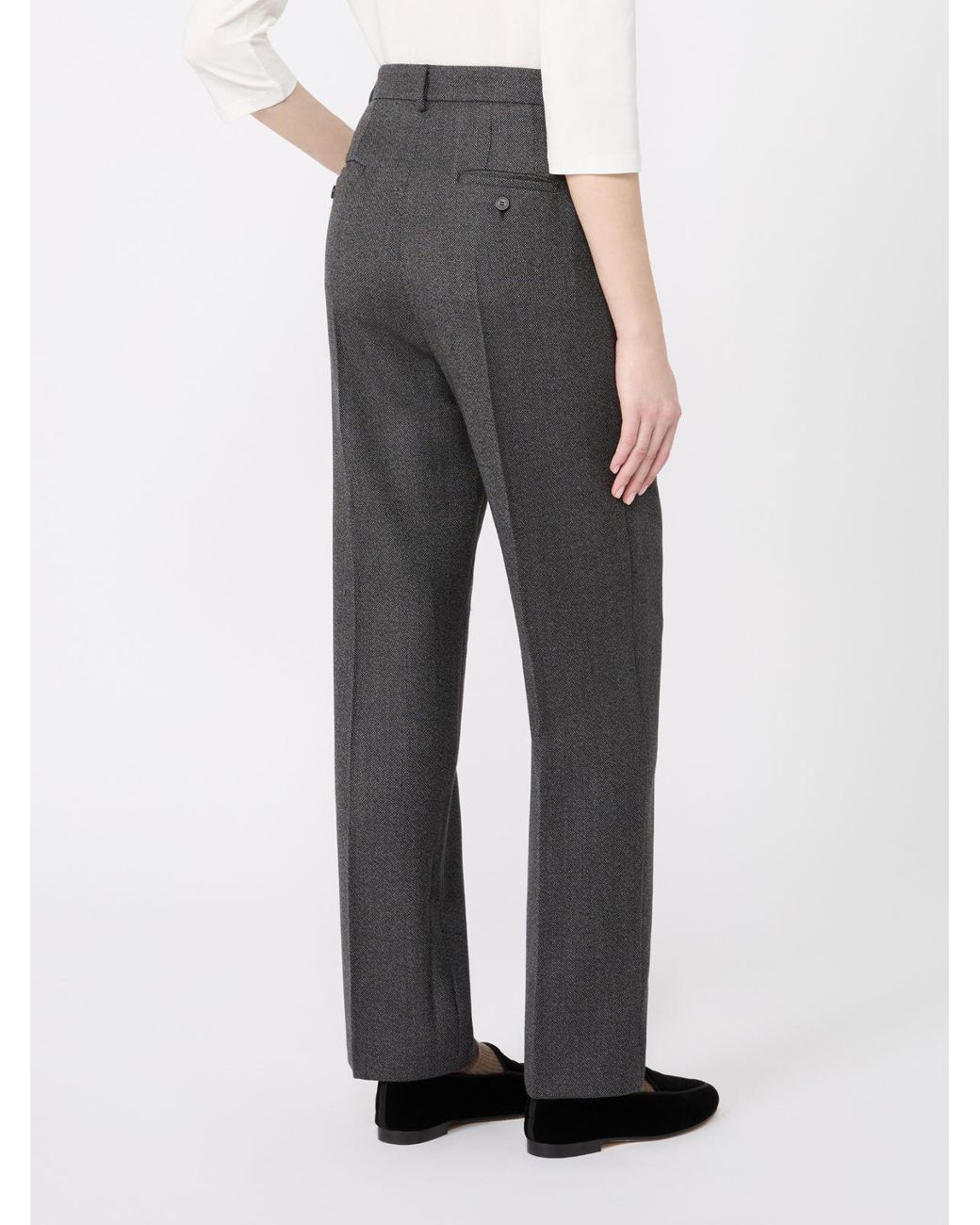 Weekend by Maxmara Gray Belt Loop Casual Pants