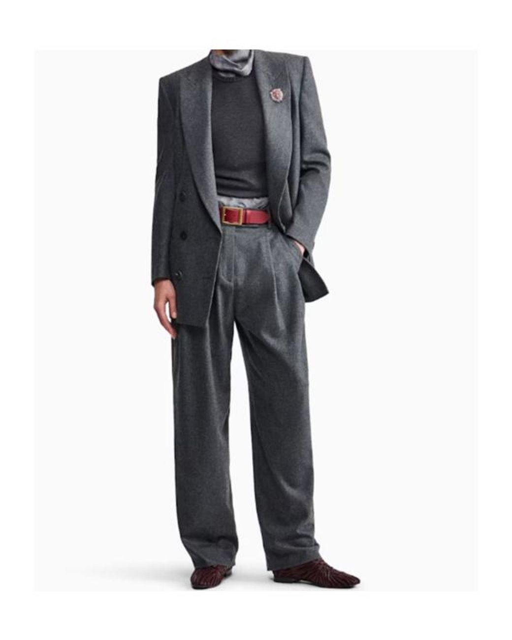 Giorgio Armani Blue Double-Breasted Jacket