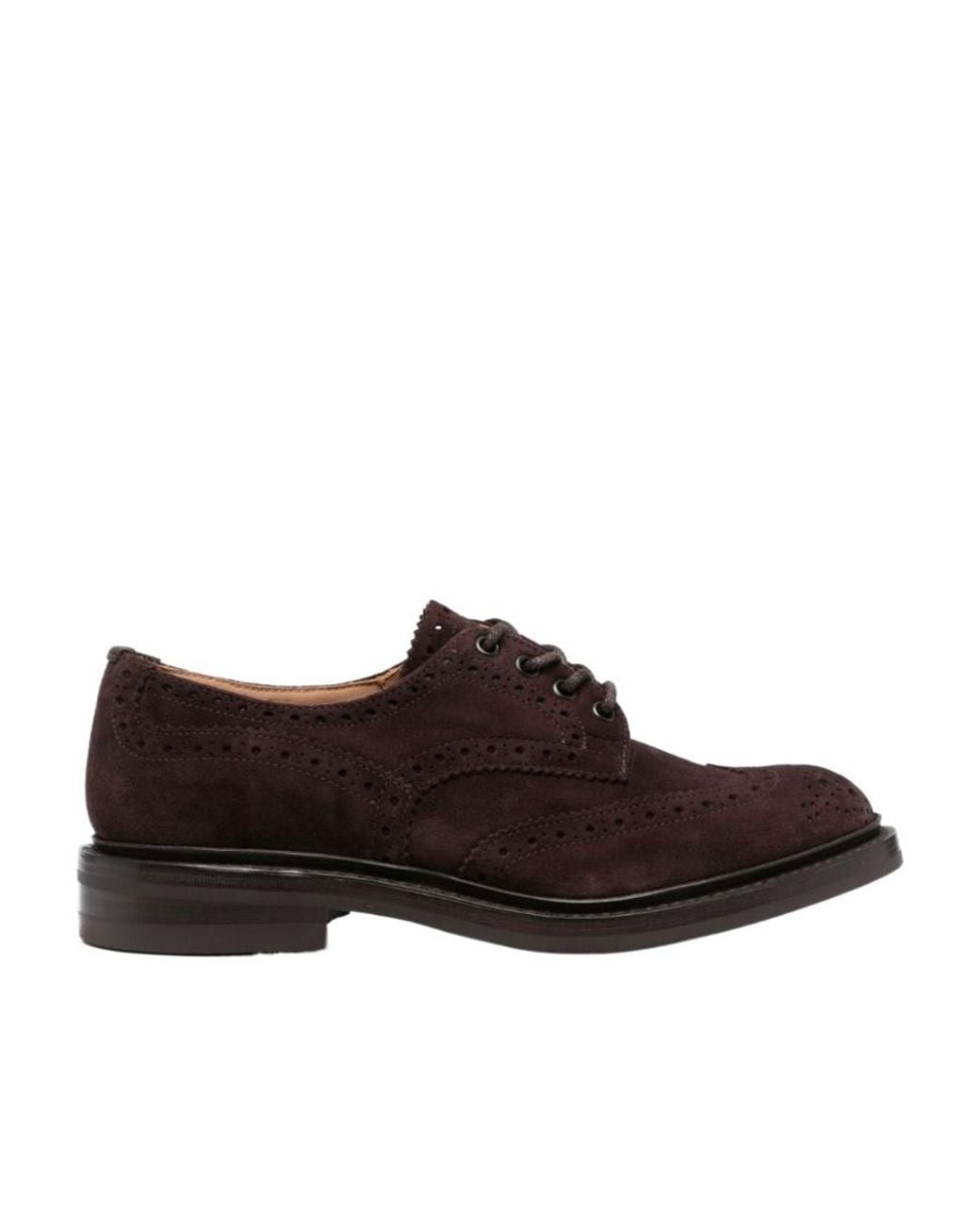 Tricker's Brown Bourton Suede Brogues for men