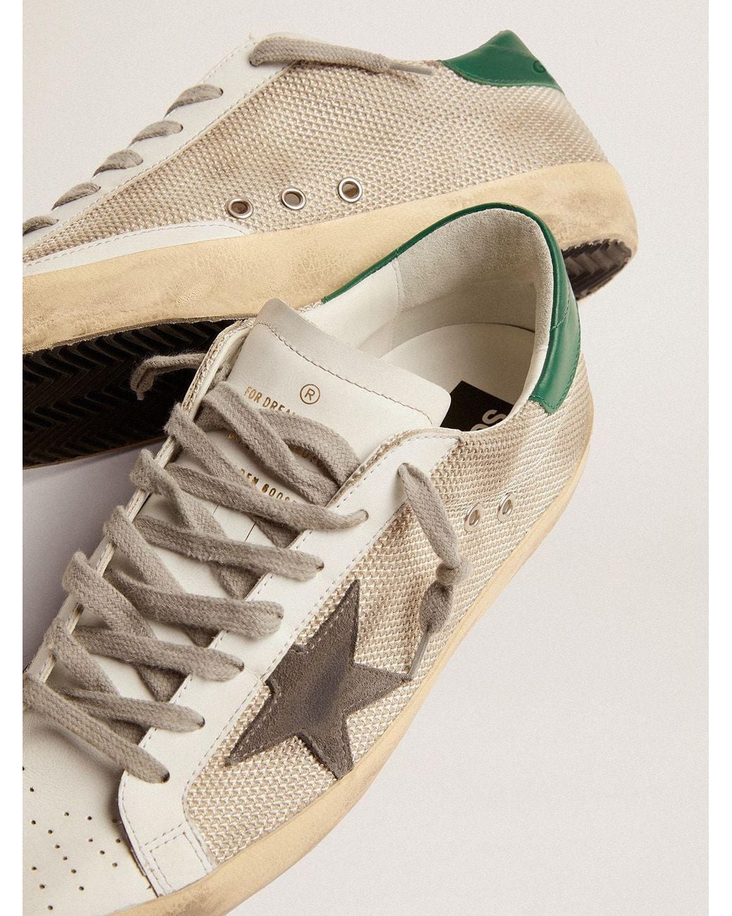 Golden Goose Deluxe Brand Multicolor Super-Star Lace-Up Sneakers for men