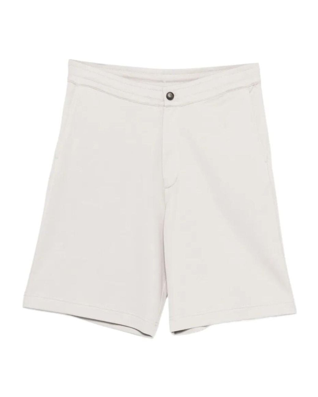 Herno White Buttoned Shorts for men