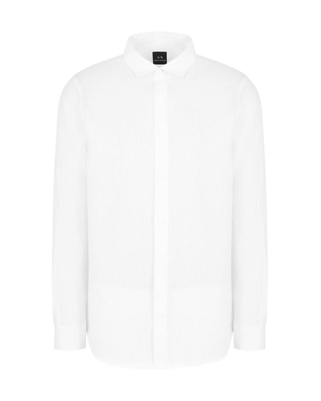 ARMANI EXCHANGE White Regular Fit Shirt for men