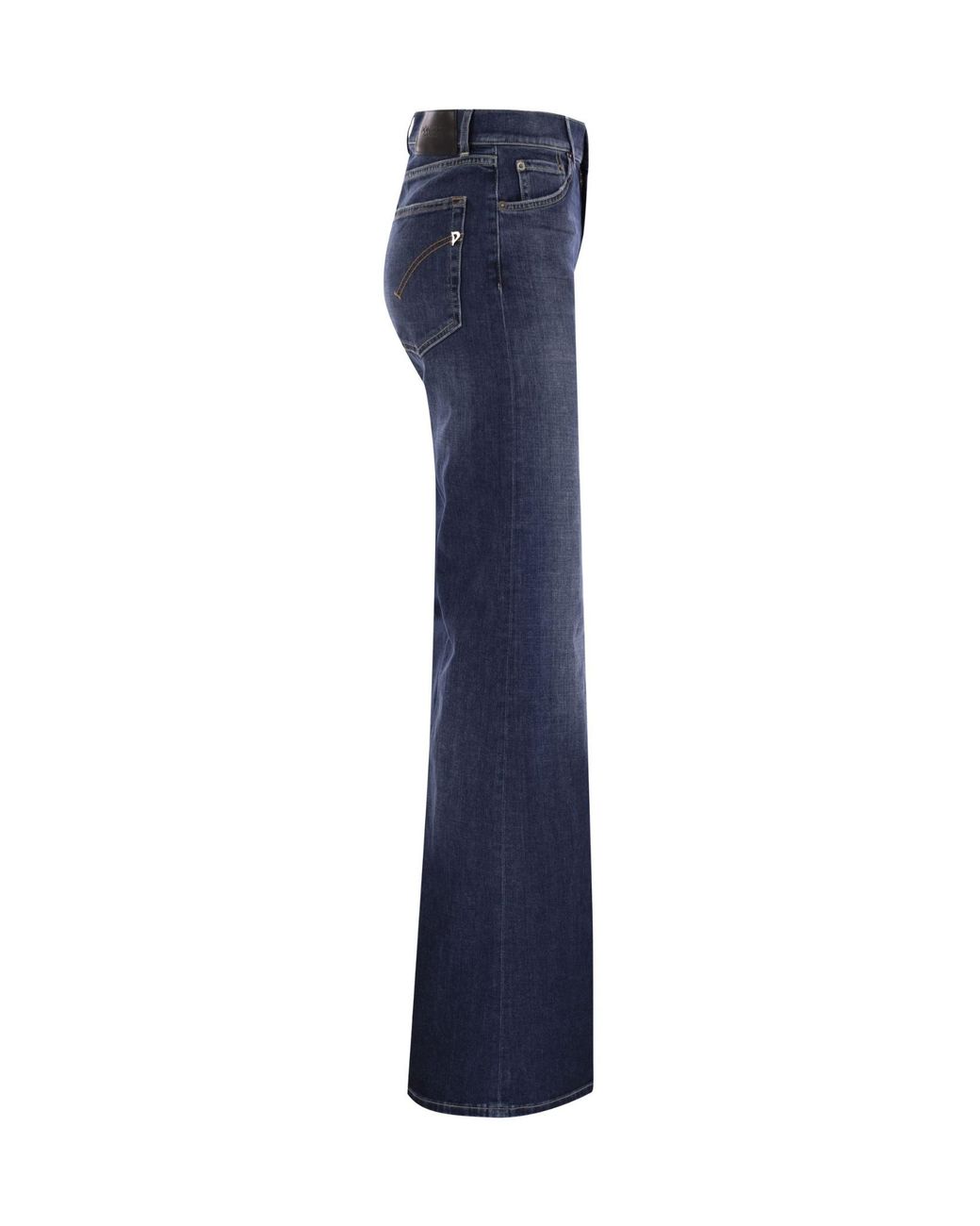 Dondup Blue Amber Wide-Leg Jeans
