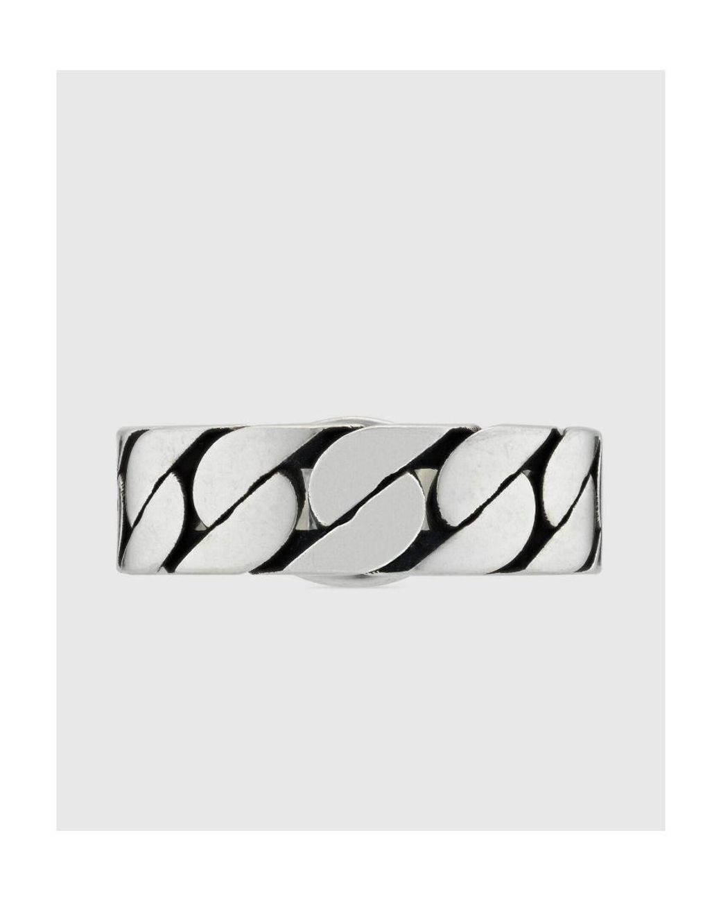 Gucci Green Interlocking G Enamel Ring