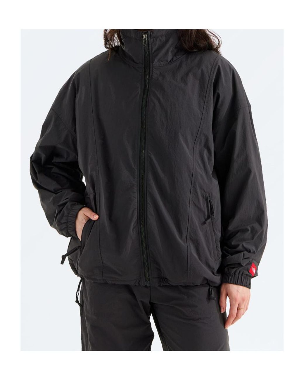 The North Face Blue Box High Collar Zip Jacket for men