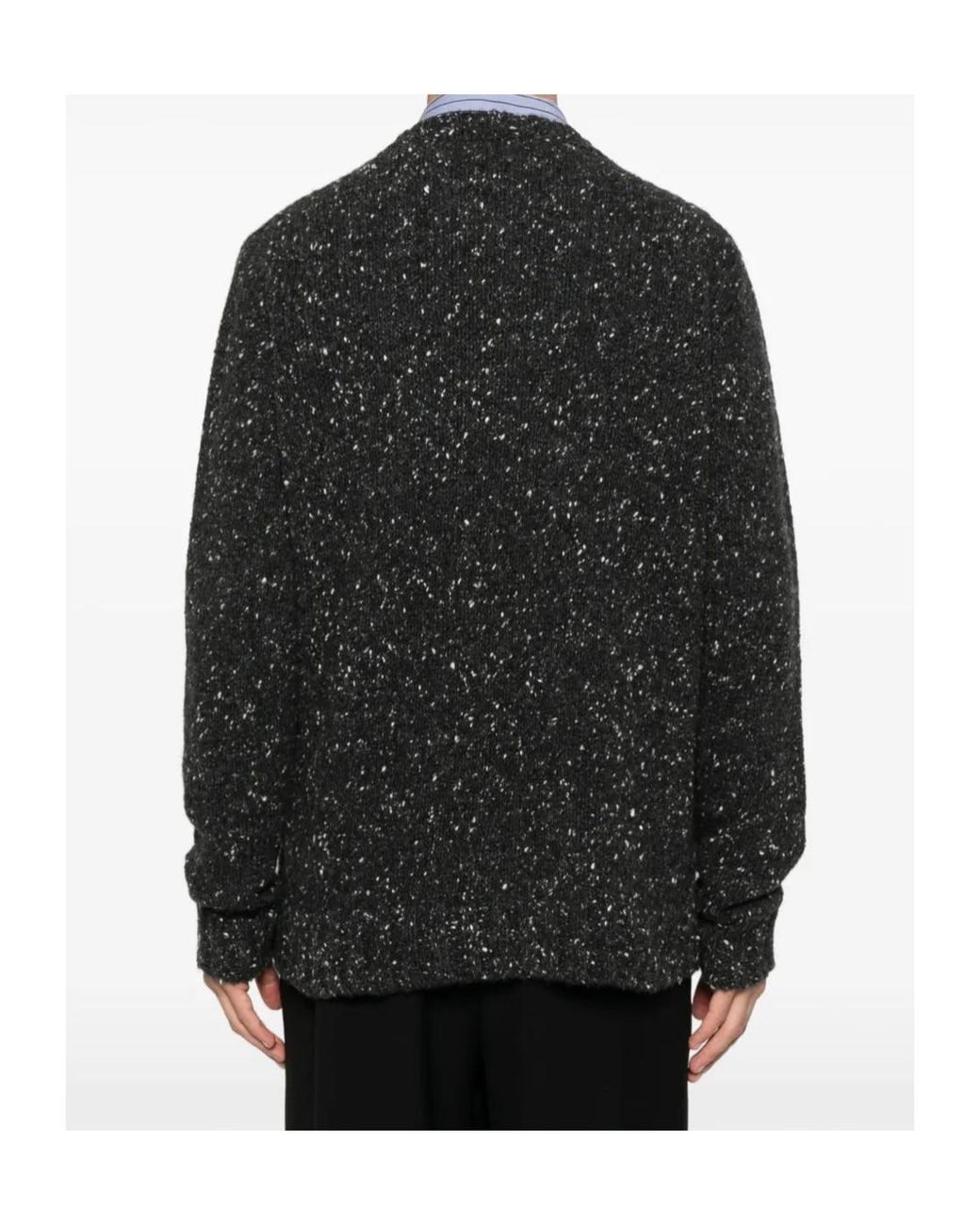 The Row Black Long-Sleeved Sweater for men
