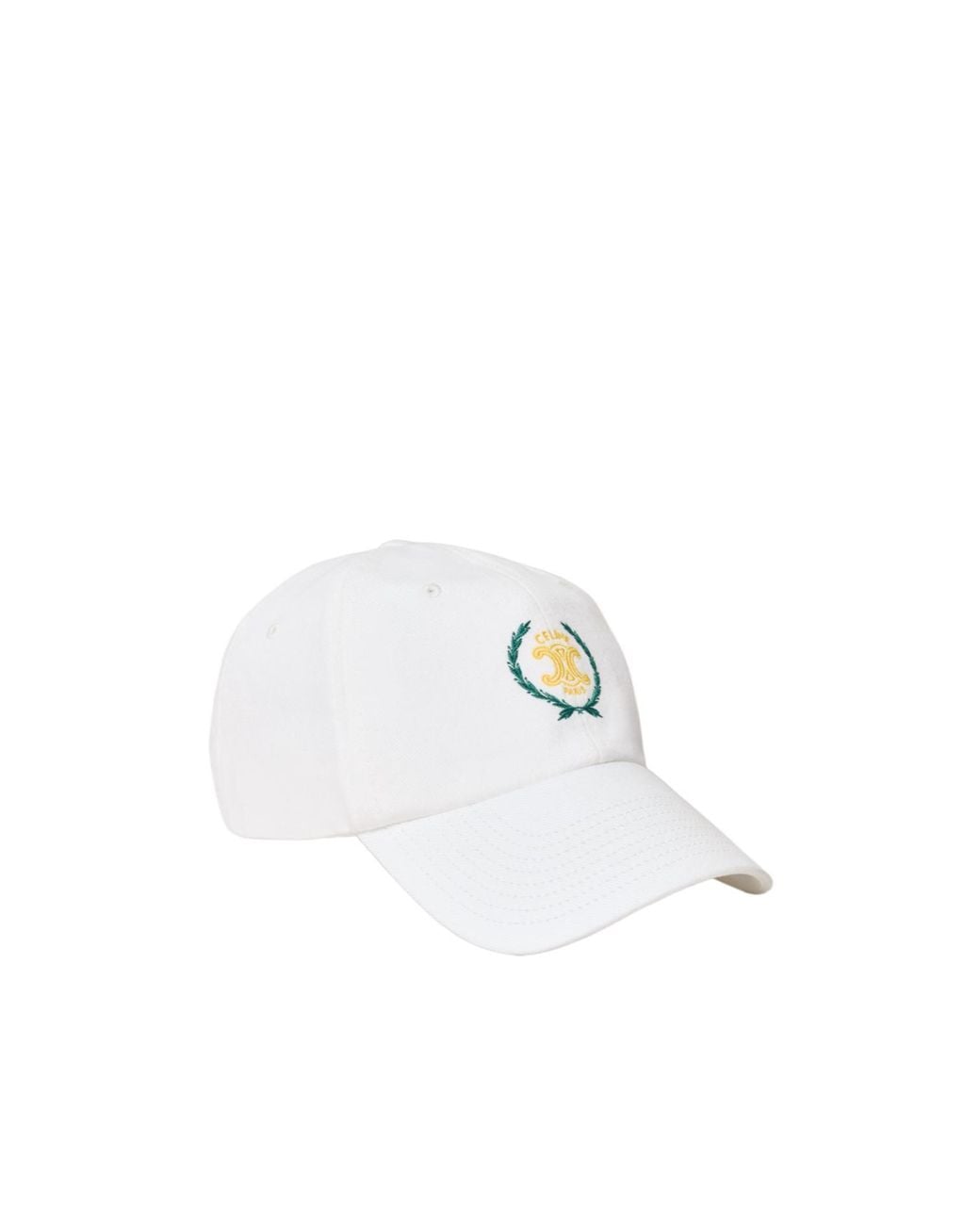 Céline White Richelieu Cap for men