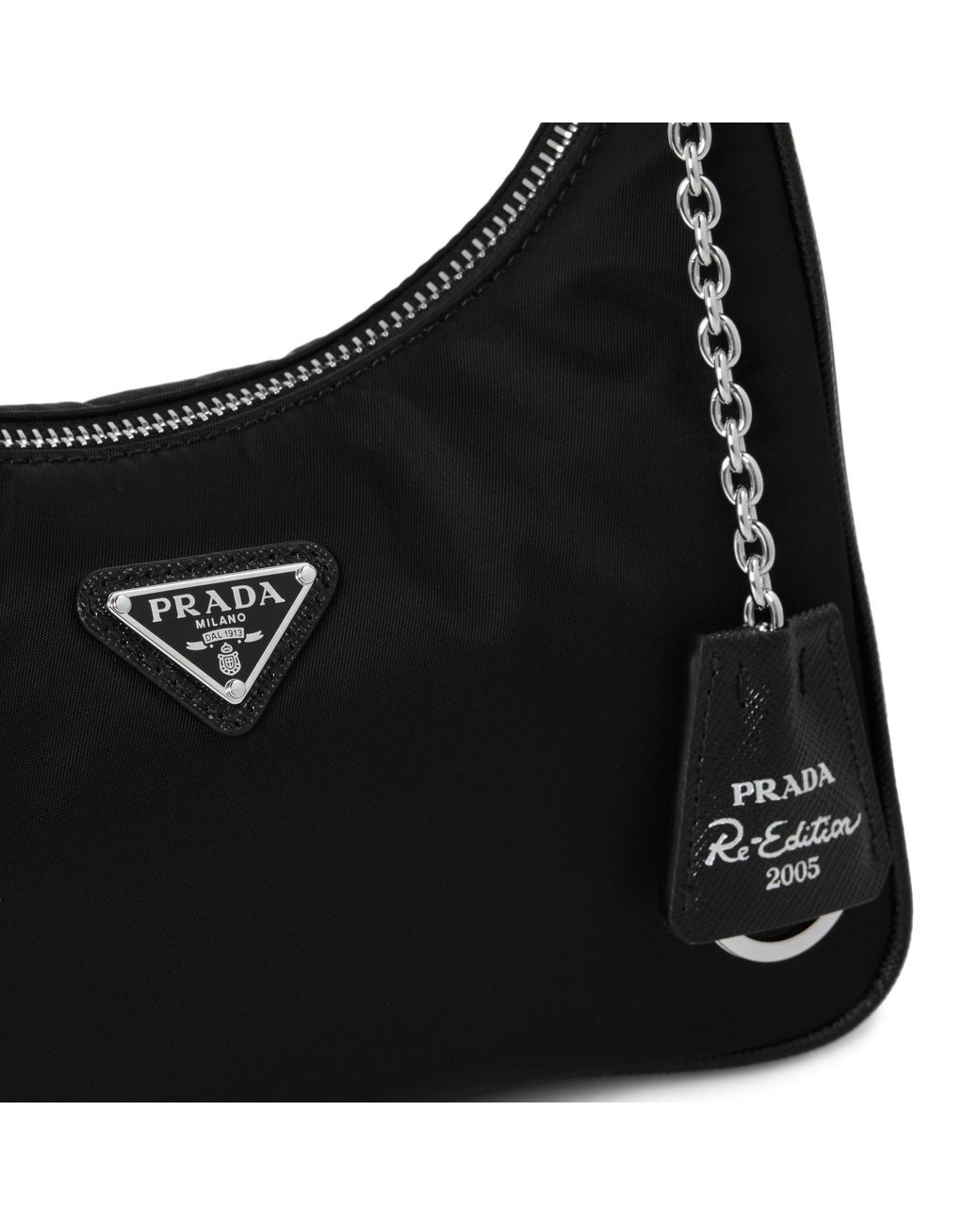 Prada Black Casual Hobo Bag