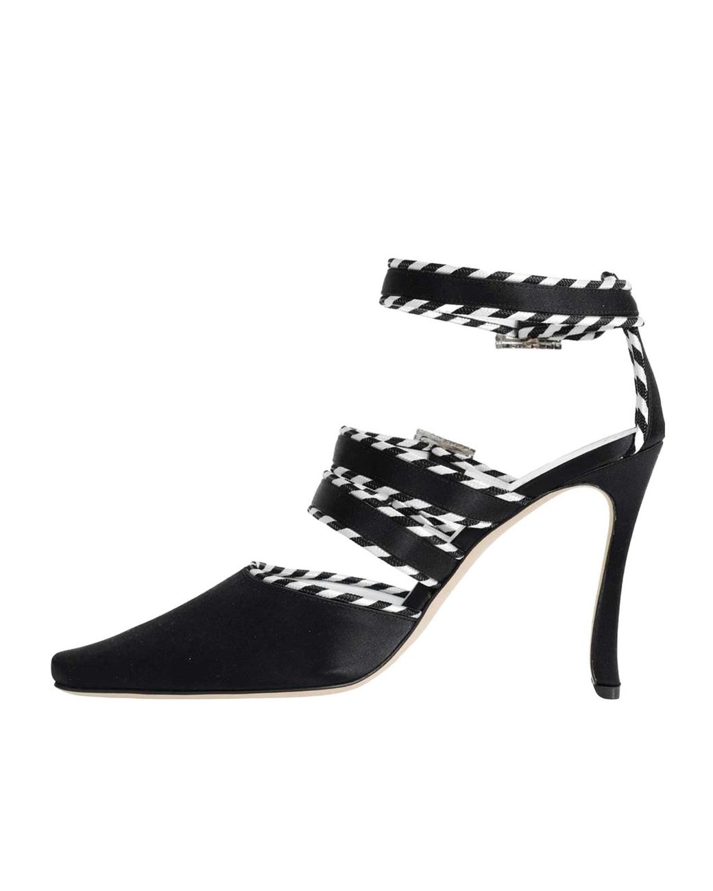 Manolo Blahnik Black Pointed-Toe High-Heeled Boots