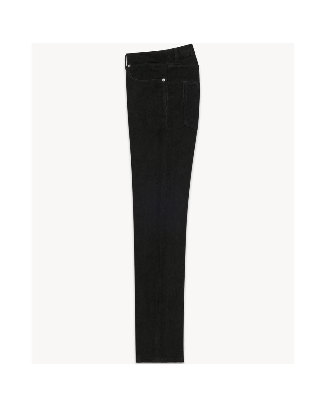 Saint Laurent Black Saint Laone Sizerent Slim Pants for men