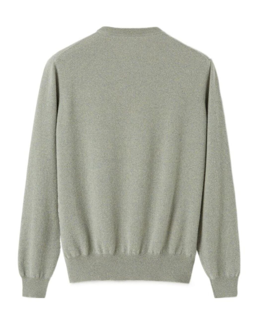 Loro Piana Gray Classic Crewneck for men