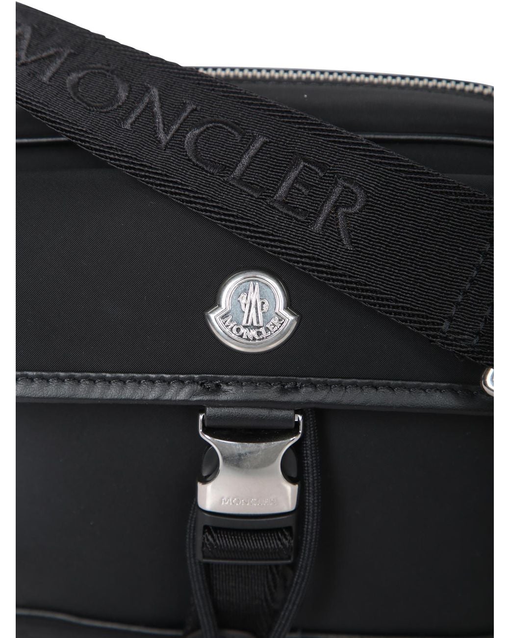 Moncler Black New Trick Water-Repellent Crossbody Bag