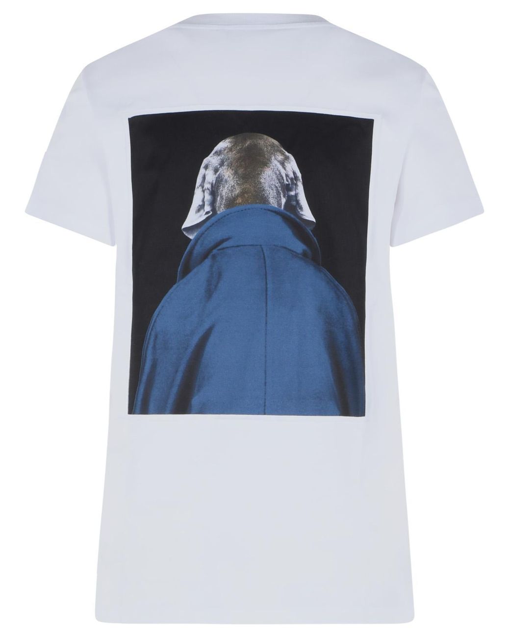 Max Mara Blue Dog Print T-Shirt