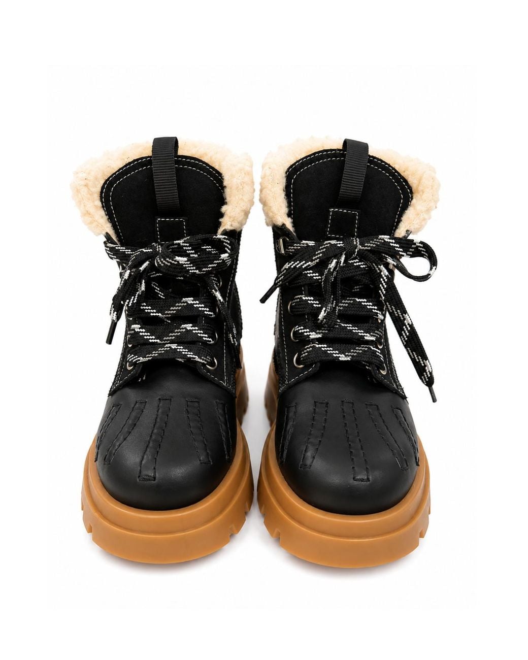 DSquared² Black Round-Toe Short Boots