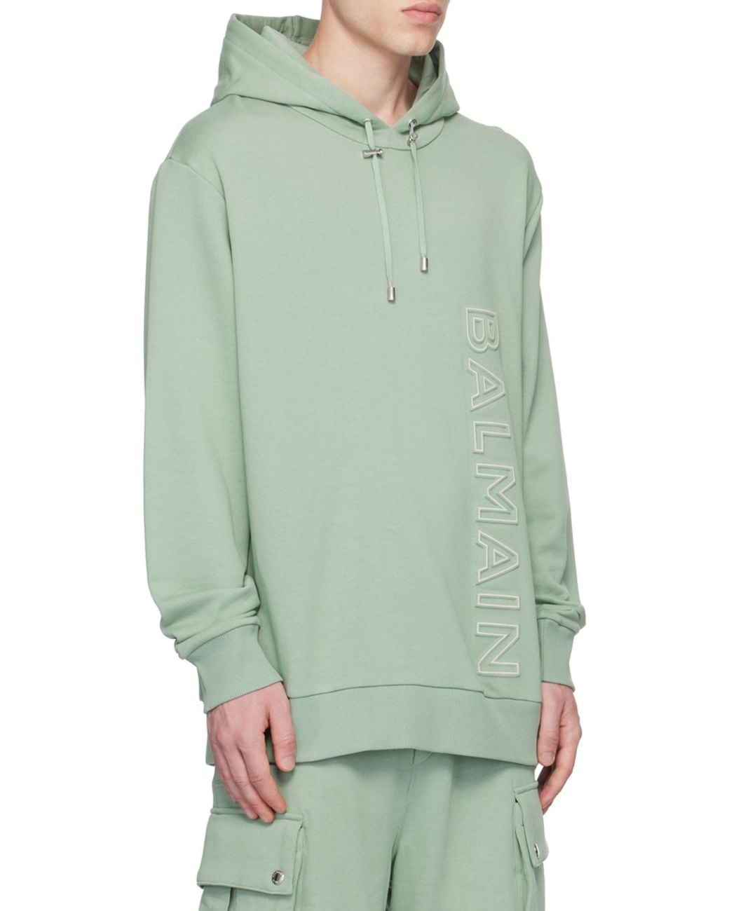 Balmain Green Sweatshirts for men