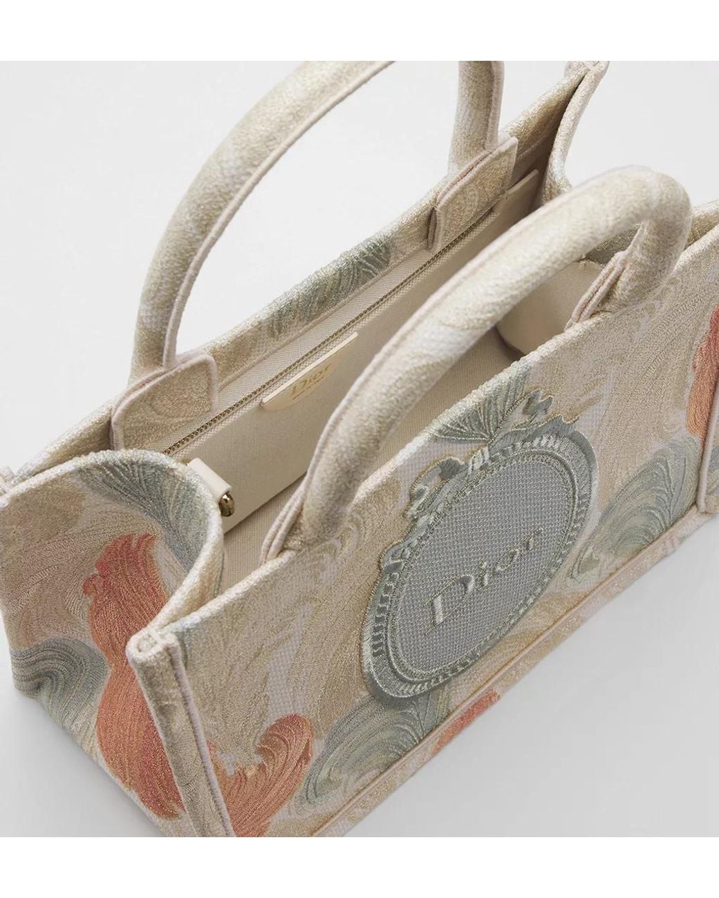 Dior Multicolor Small Book Tote With Strap