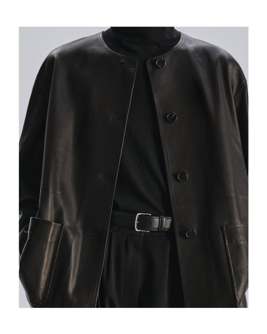The Row Black Quintus Jacket