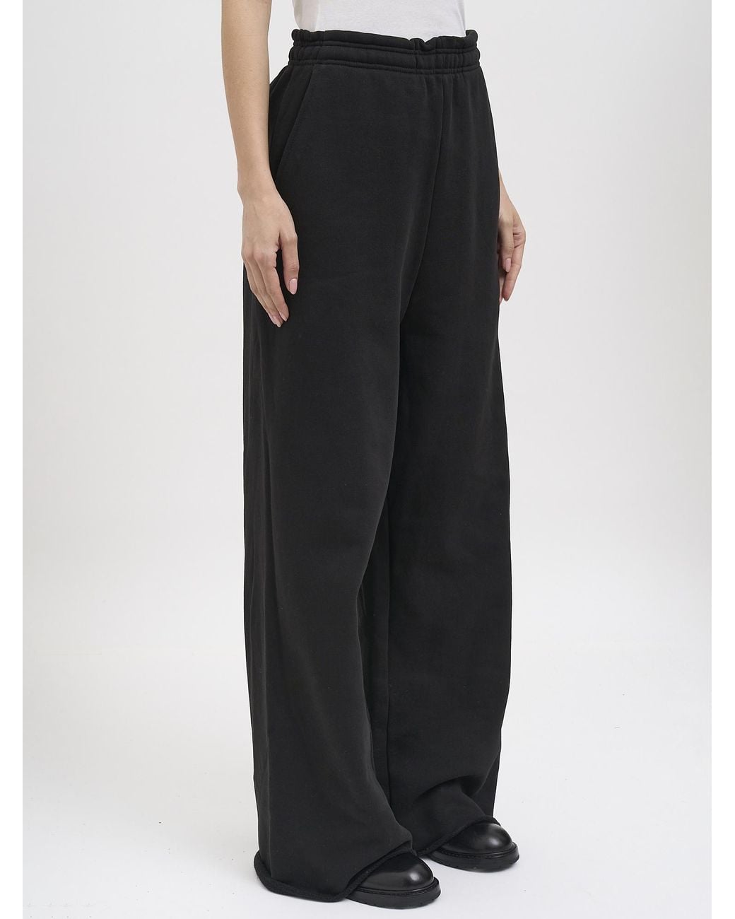 Entire studios Black Elastic-Waist Athletic Pants
