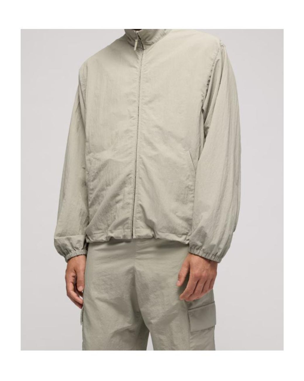 Gucci Multicolor Froissé Nylon Faille Zip Jacket With Embroidery for men