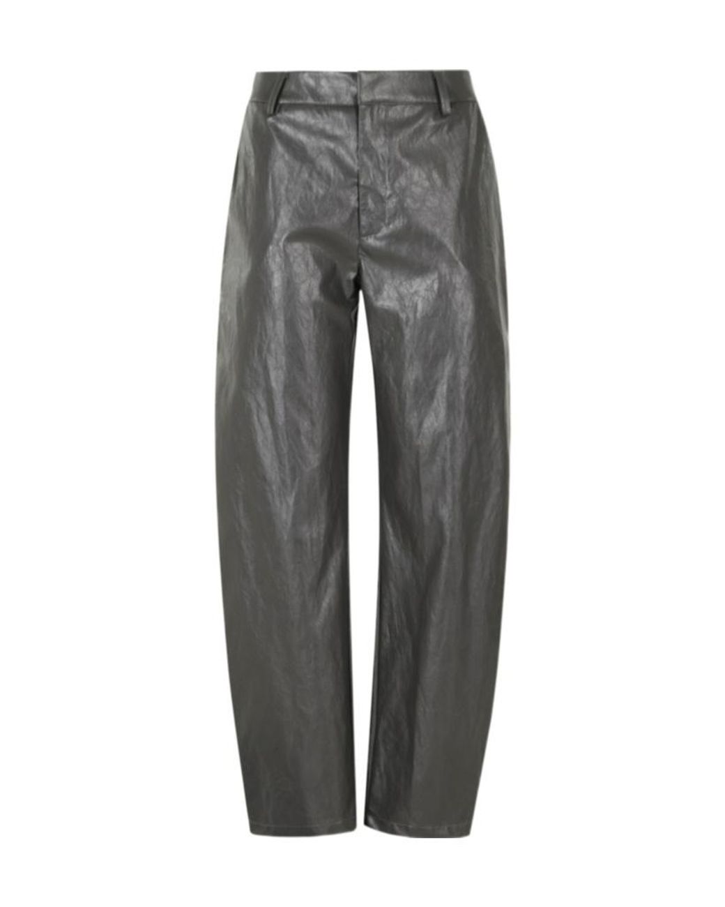 FEDERICA TOSI Gray Metallic Balloon Pants