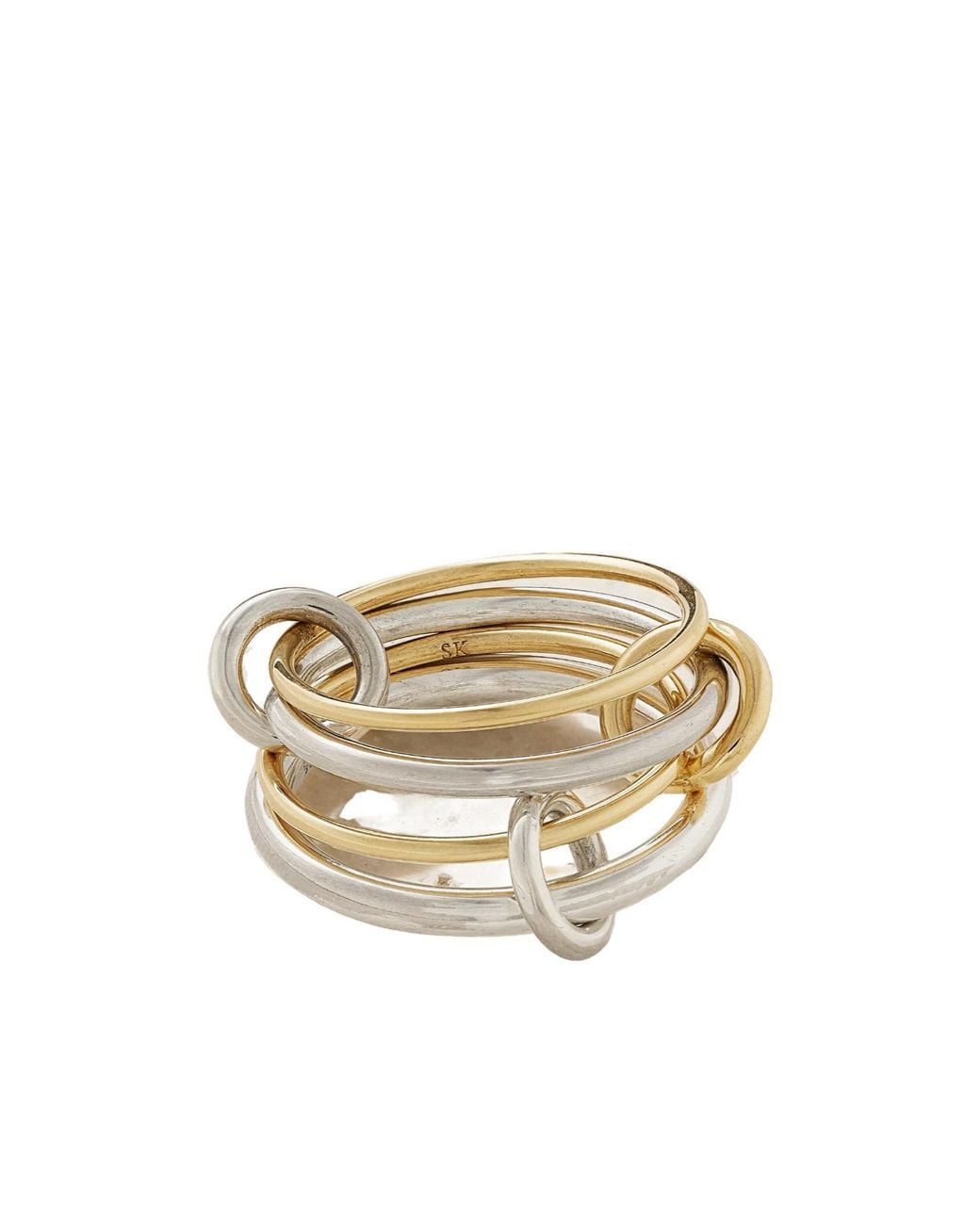 Spinelli Kilcollin White 18K And Pisces Four Link Ring