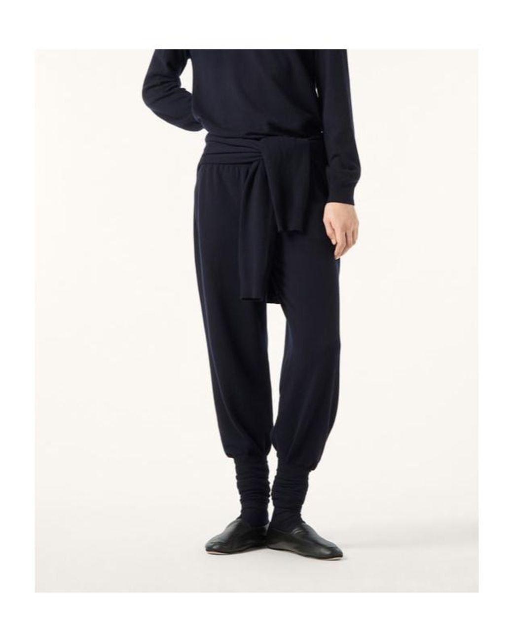 Loro Piana Blue Merano Trousers for men