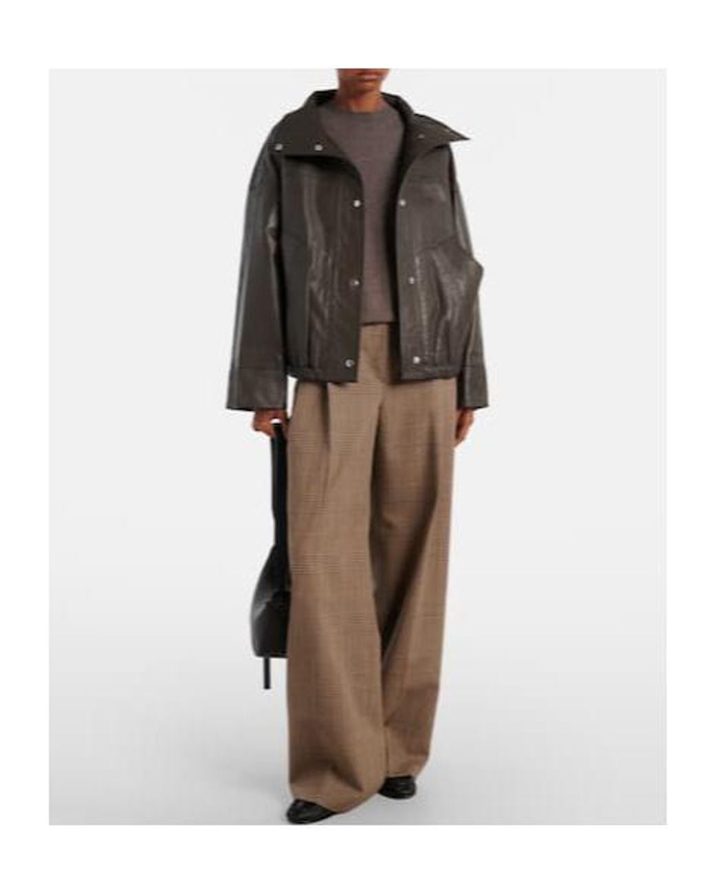 Rohe Brown Leather Jacket