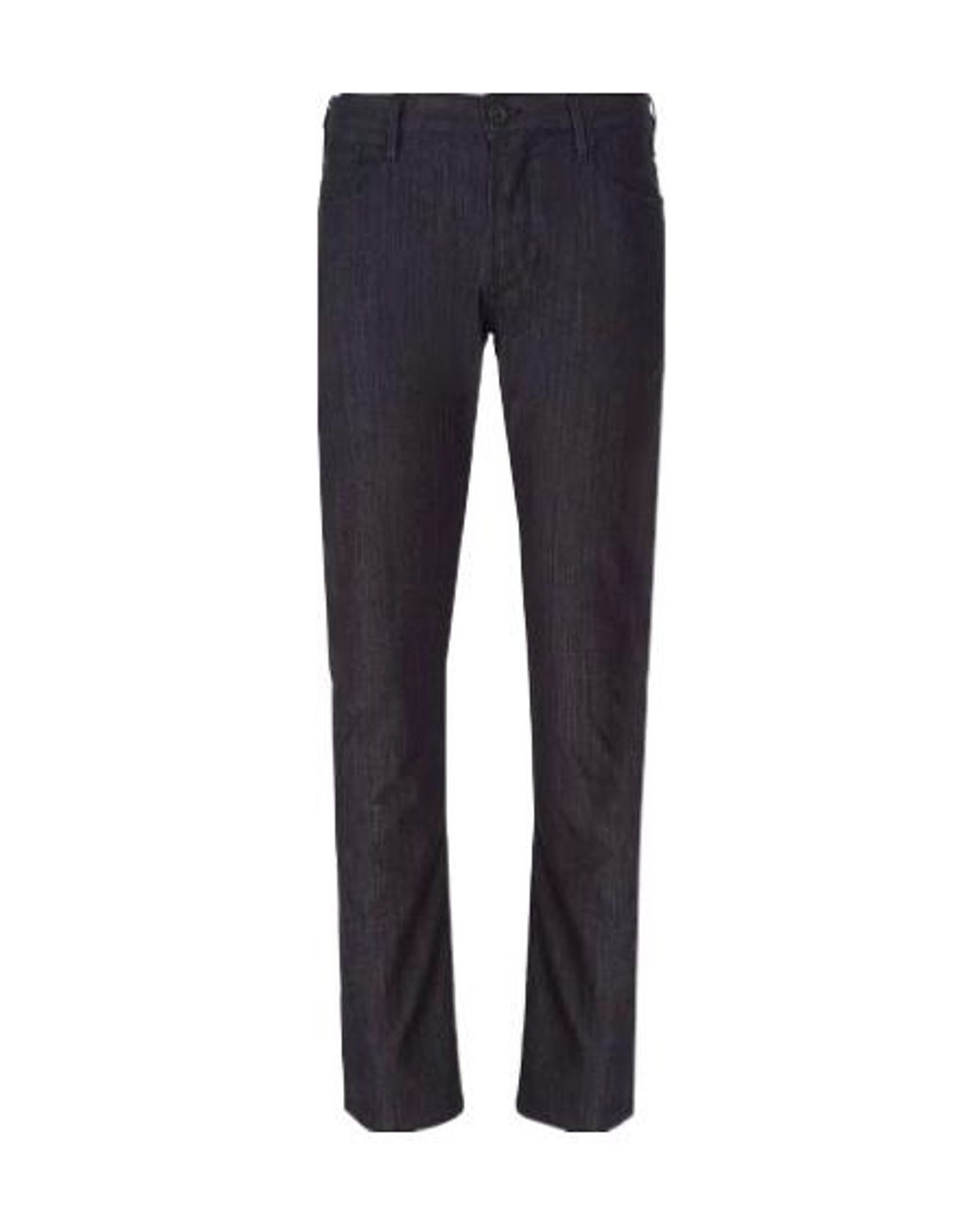 Emporio Armani Blue Belt-Loop Jeans for men