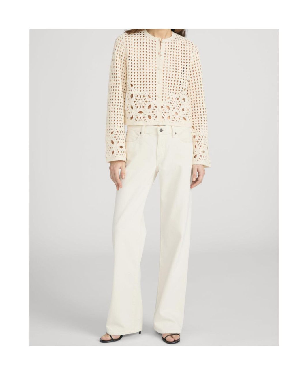 FRAME Natural The Postcard Cardi