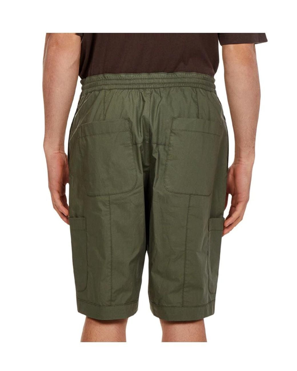 Ambush Green Elasticated Waist Shorts for men