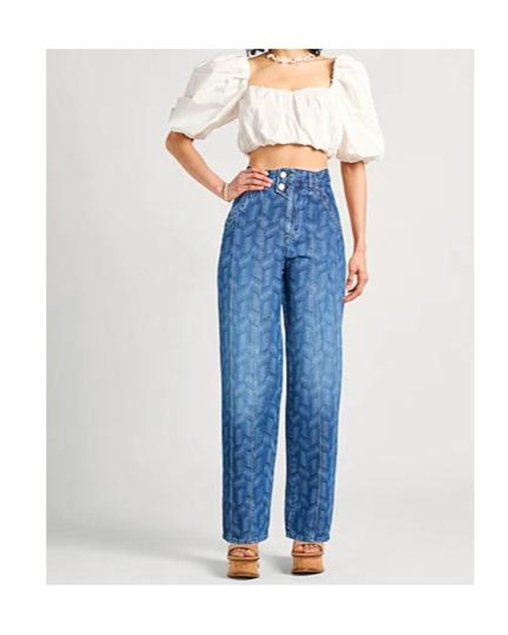 Isabel Marant Blue Denim Trousers