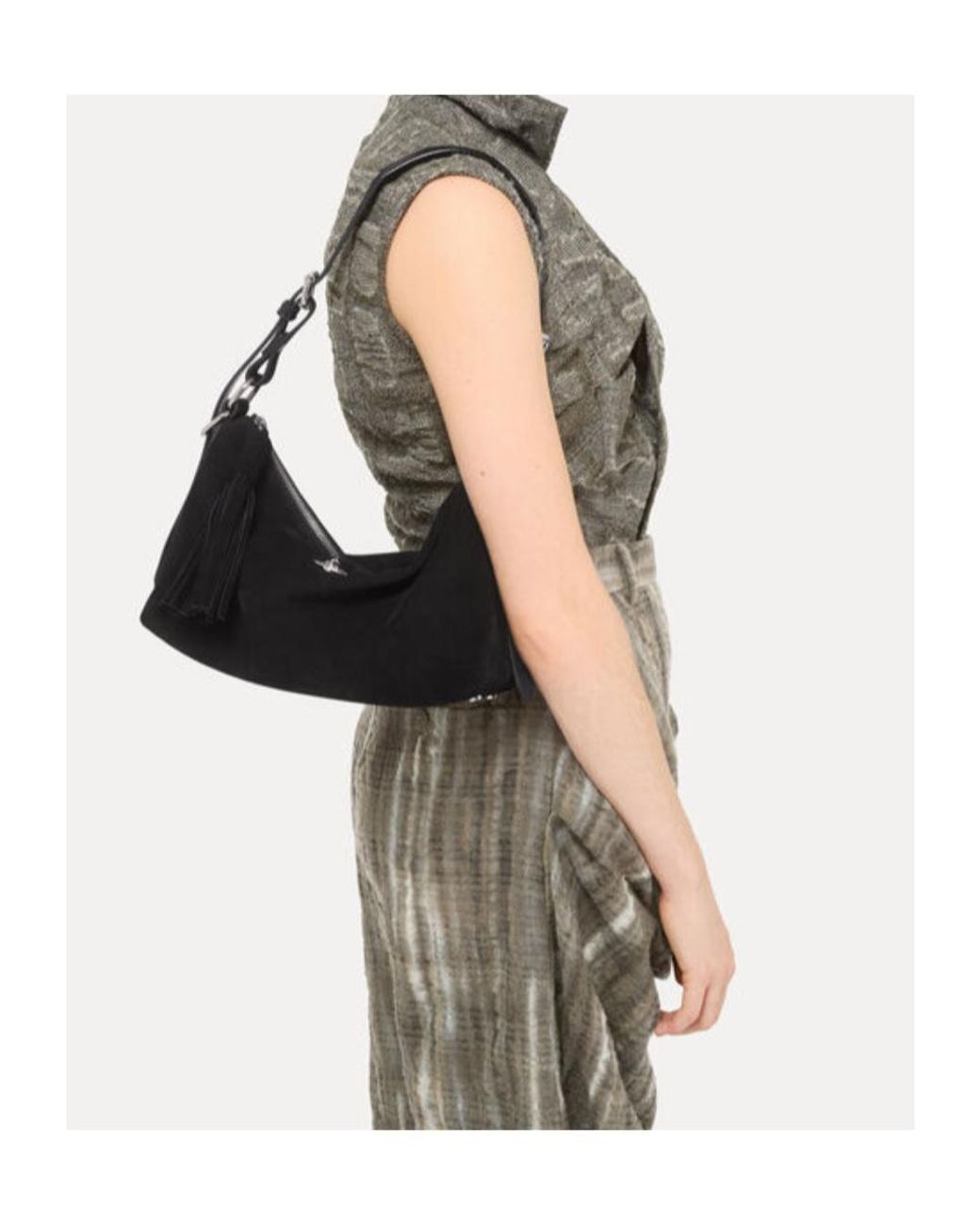 Vivienne Westwood Black Emma Shoulder Bag