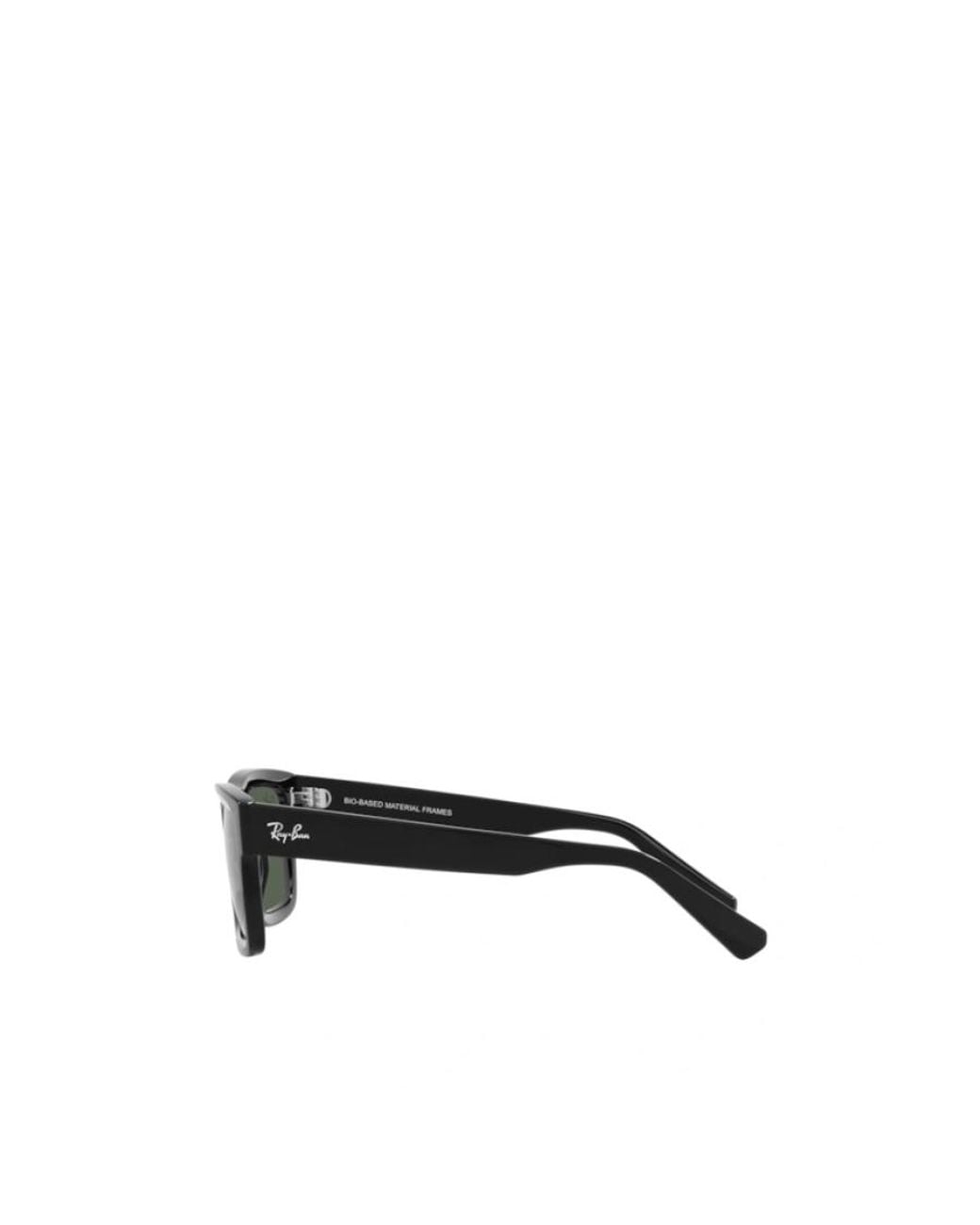 Ray-Ban Green Warren Rectangular Frame Sunglasses for men
