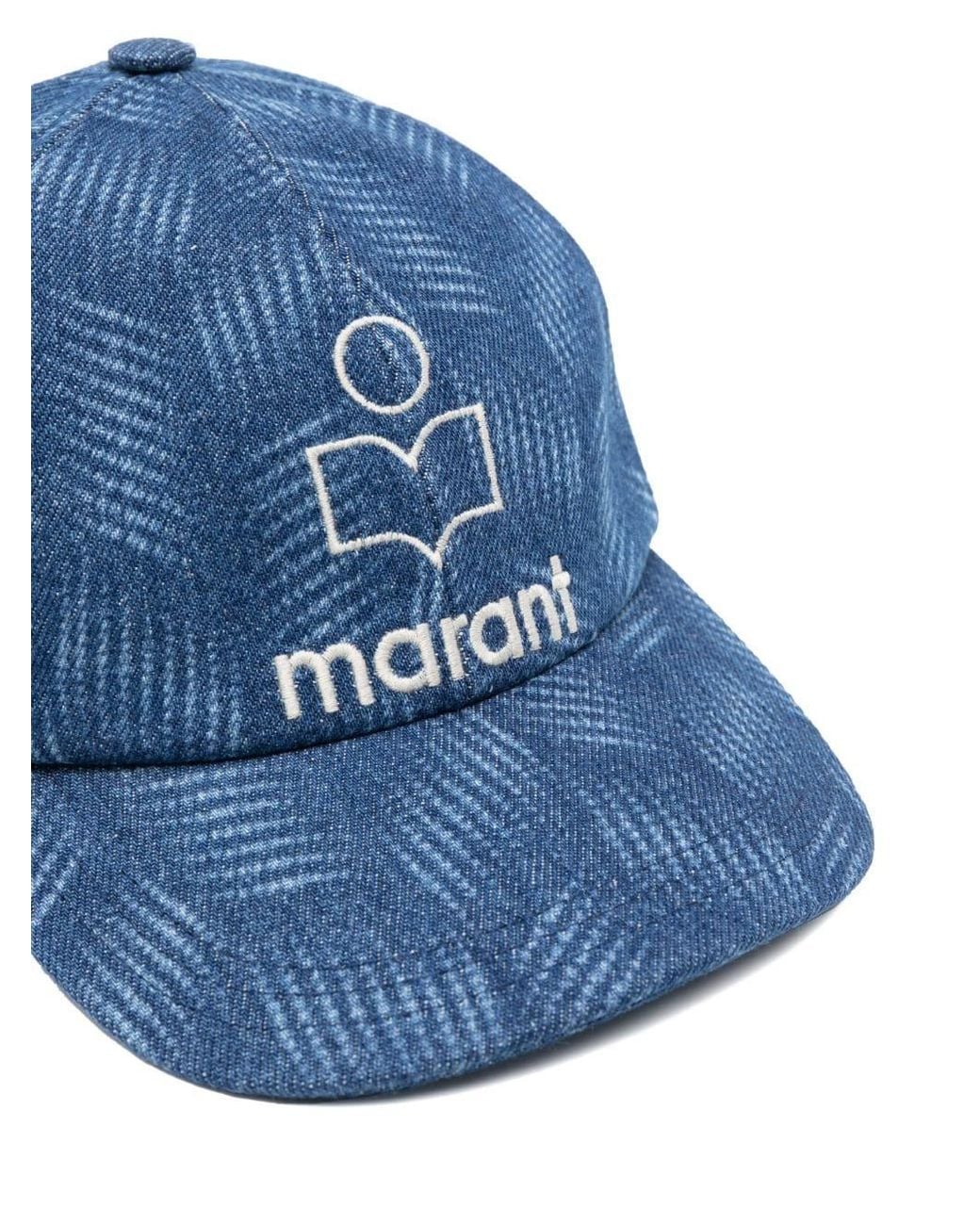 Isabel Marant Blue Tyron Logo Cap