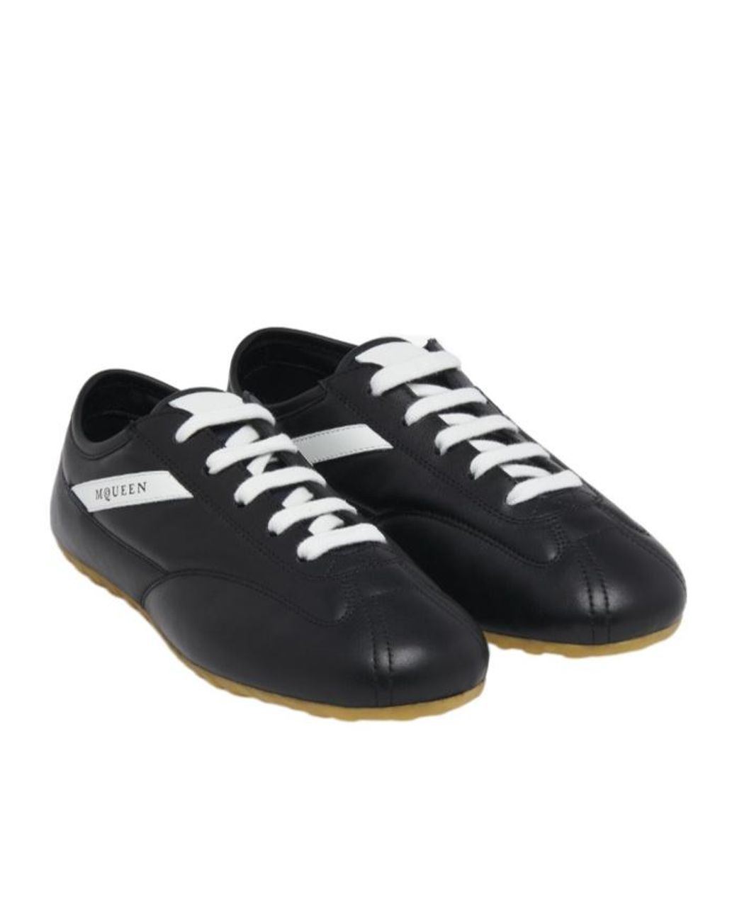 McQueen Black Boxe Low-Top Sneakers for men