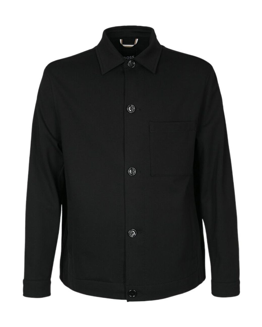 Boss Black Boss Relaxed-Fit Button-Up Jacket for men