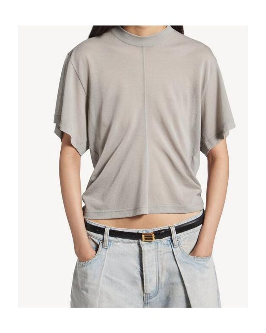 Balenciaga Gray Top