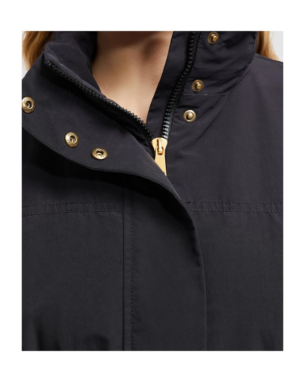 Moncler Black Nades High-Neck Jacket