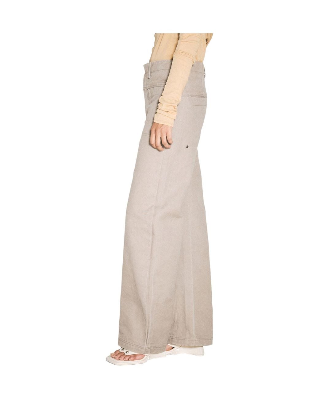 Entire studios Natural Heavy Wide-Leg Pants
