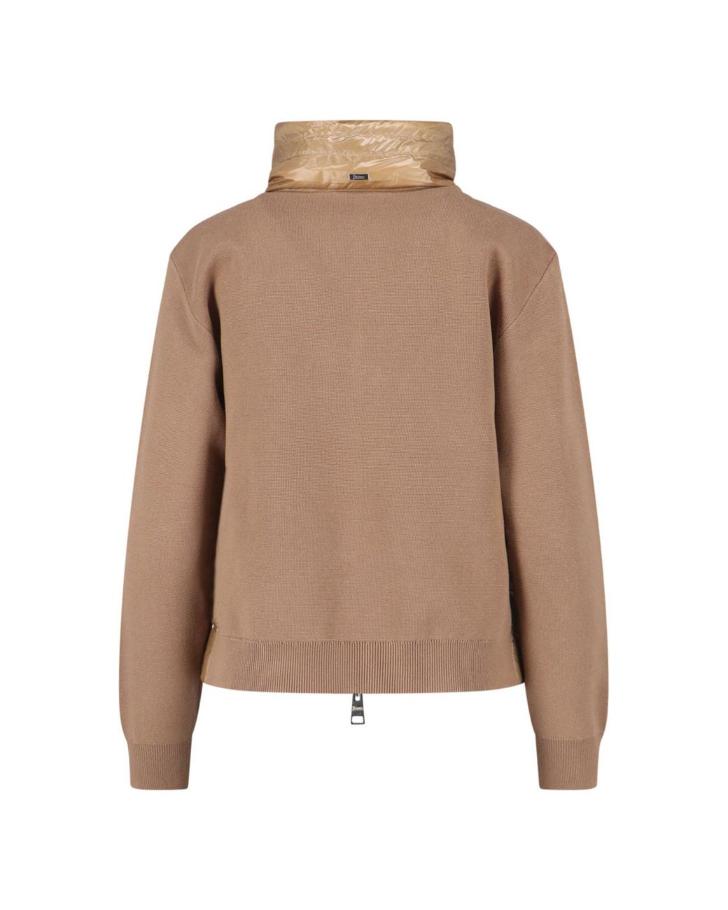 Herno Brown Quilted Panel Jacket
