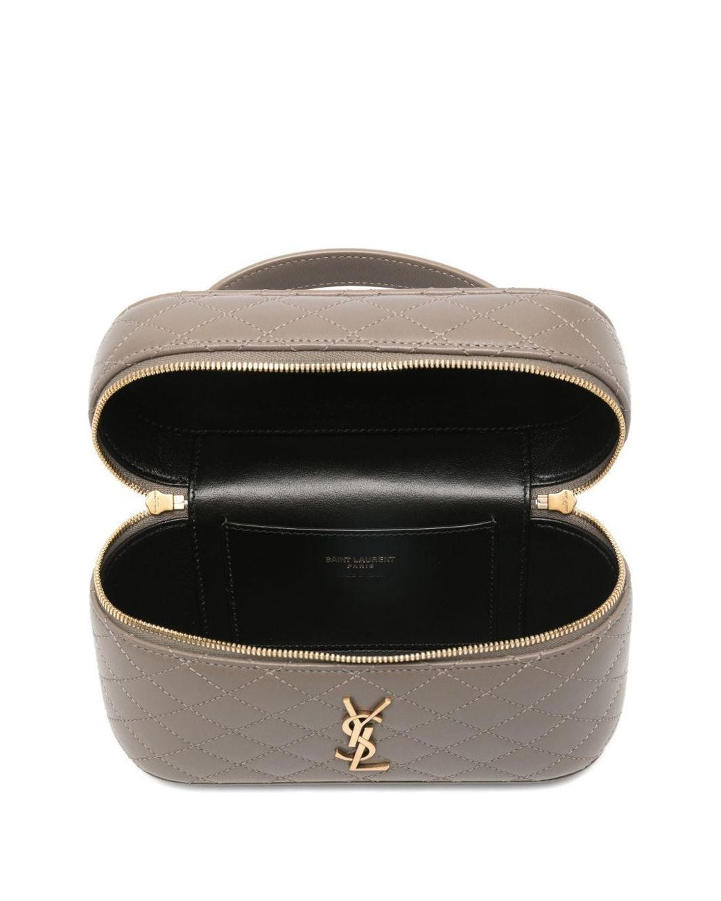 Saint Laurent Gray Gaby Vanity Bag