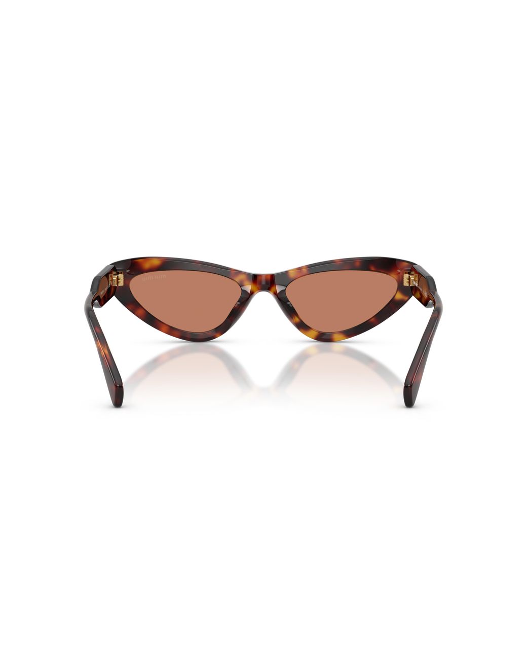 Miu Miu White Eyewear Cat Eye Frame Sunglasses
