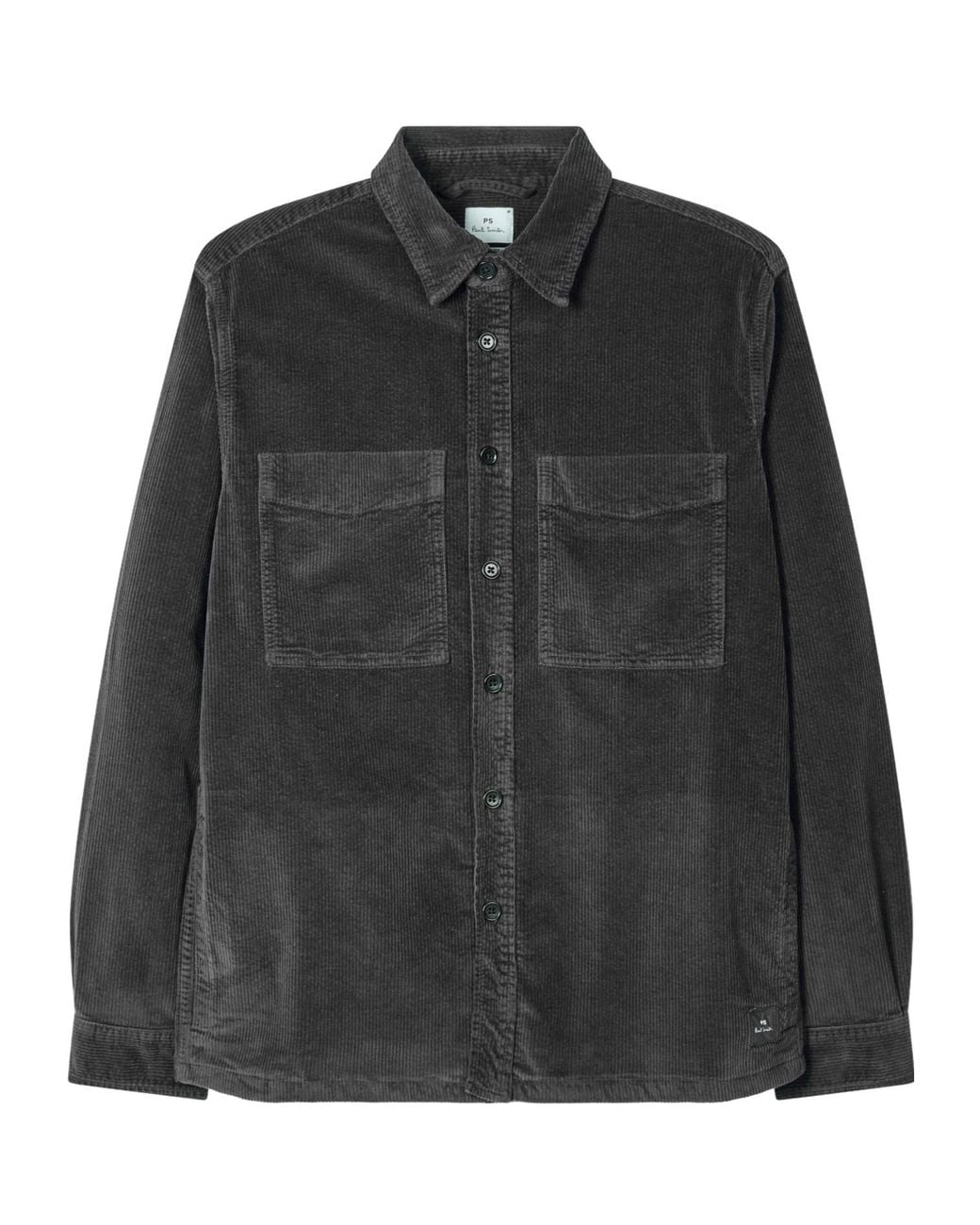 Paul Smith Black Corduroy Coat for men
