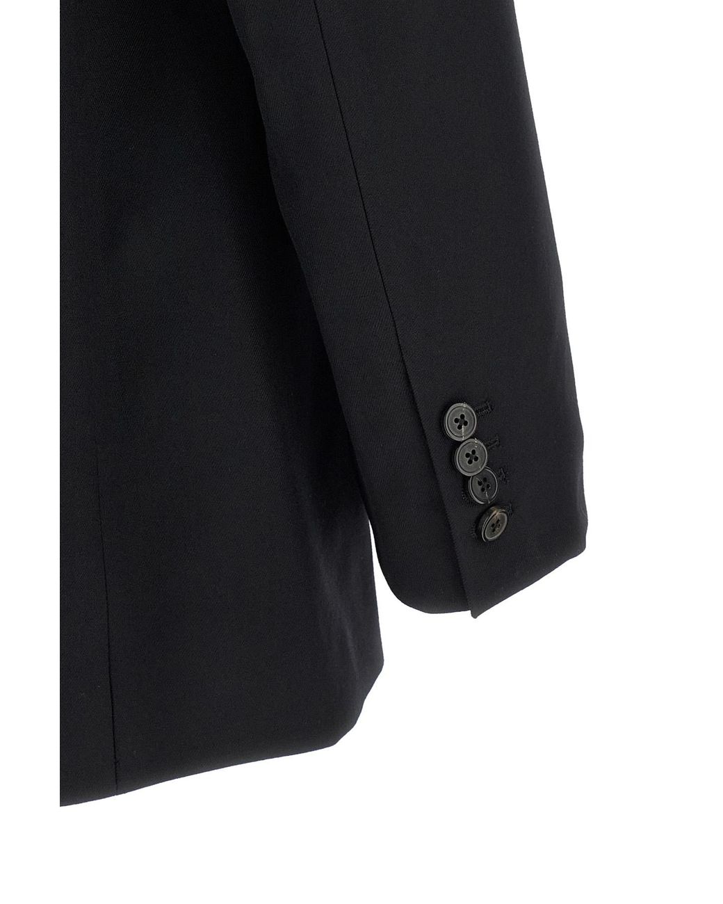 Dries Van Noten Black Bosar Oversized Blazer for men